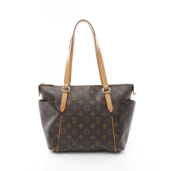 LOUIS VUITTON Brown Monogram Leather Tote Bag - Picture 1 of 11